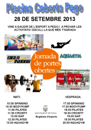 Jornada de portes obertes piscina coberta