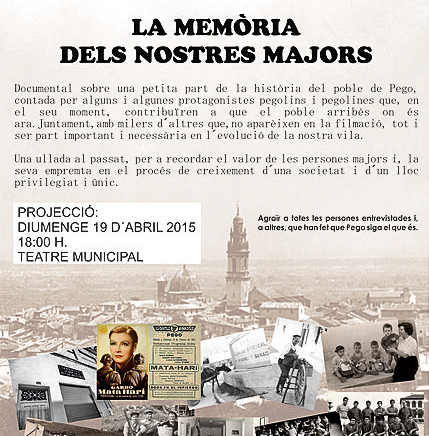 Documental: La memòria dels nostres majors