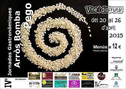 IV Jornades gastronòmiques arrós bomba
