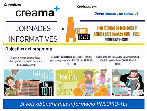 Jornades informatives del programa 'Avalem Joves'