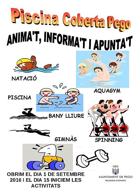 Obertura piscina coberta 2016-2017