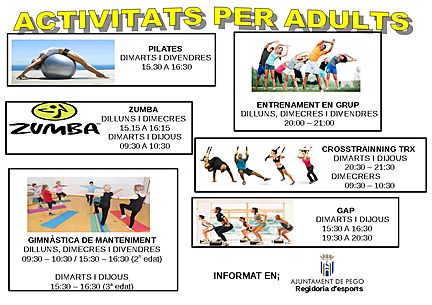 Activitas adults 2016-2017