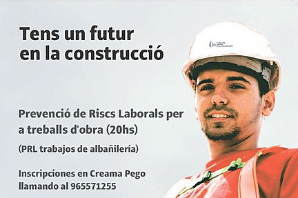 Curs prevenció riscos laborals per a treballadors de la construcció