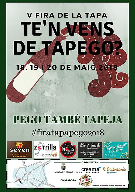V Fira de la tapa de Pego 2018