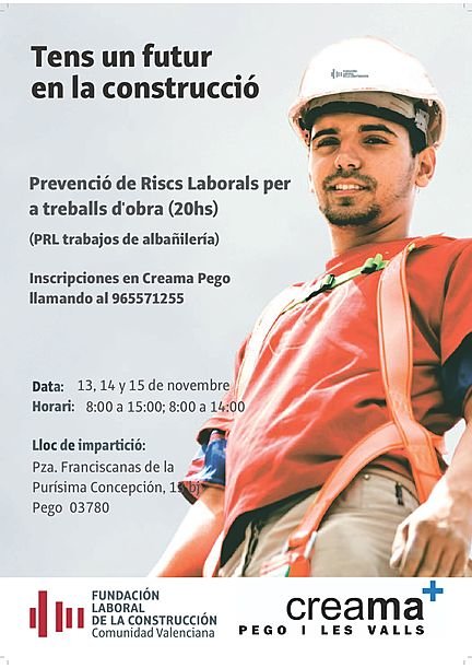 Curs prevenció riscos laborals obrers